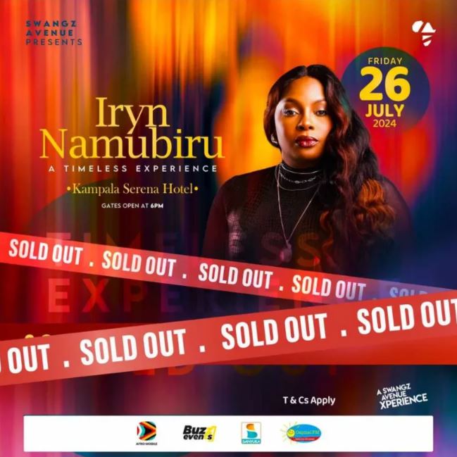 Iryn Namubiru Concert Update 2024 – Sells out all Tickets