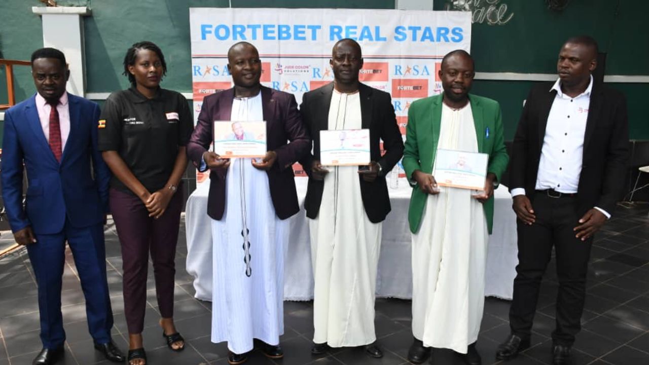 Kyaggwe ssaza team leaders get recognition from Fortebet real Stars sports monthly awards