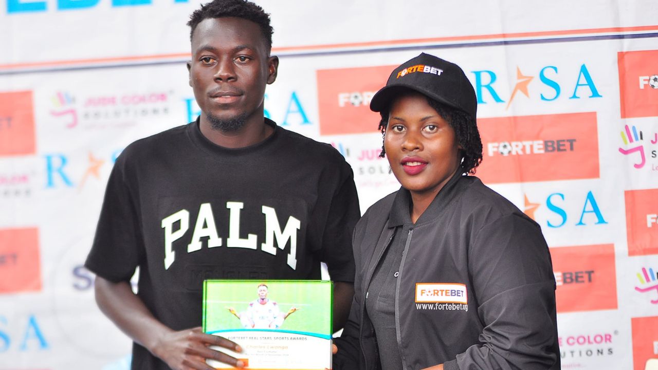 Lwanga Scoops ForteBet Real Stars Sports Monthly award for November