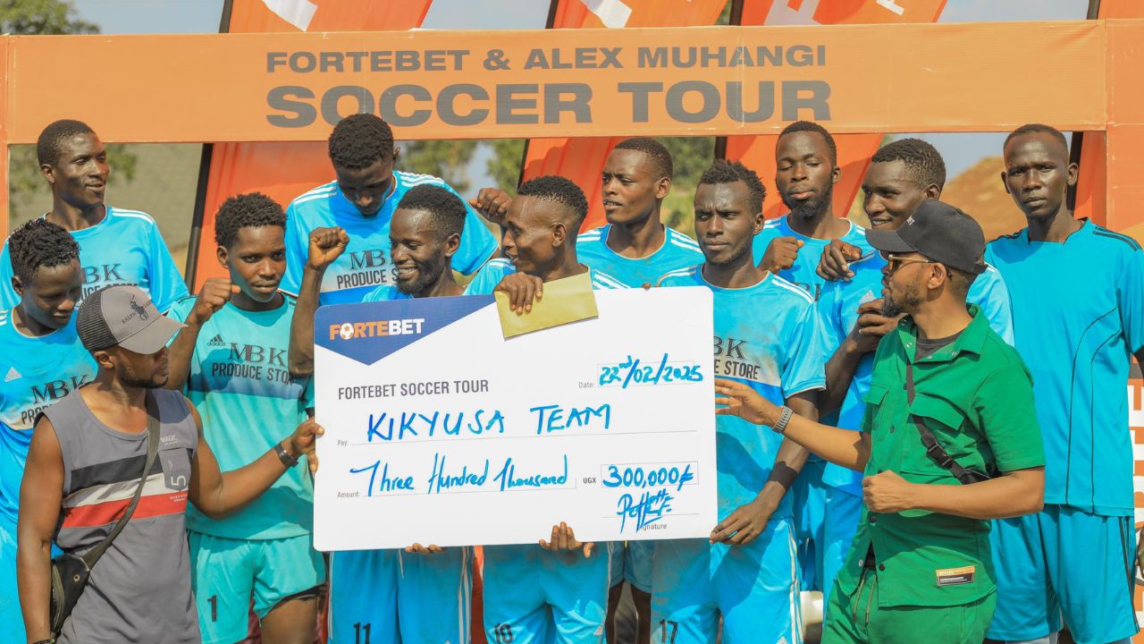 FORTEBET-ALEX MUHANGI SOCCER TOUR THRILLS LUWEERO